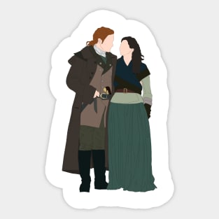 Claire & Jamie Sticker